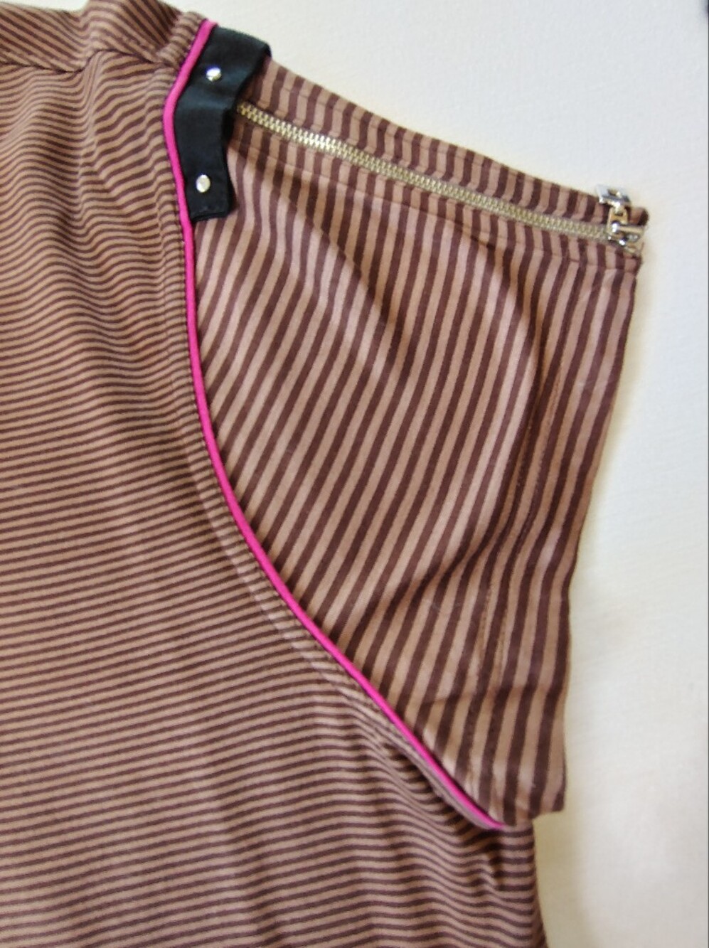 jamie sadock Brown and Pink Golf Jacket Label Detail Size XL. - Picture 4 of 8